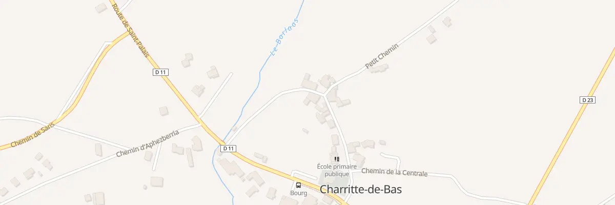 Plan du 5016 La Plaine à Charritte-de-Bas