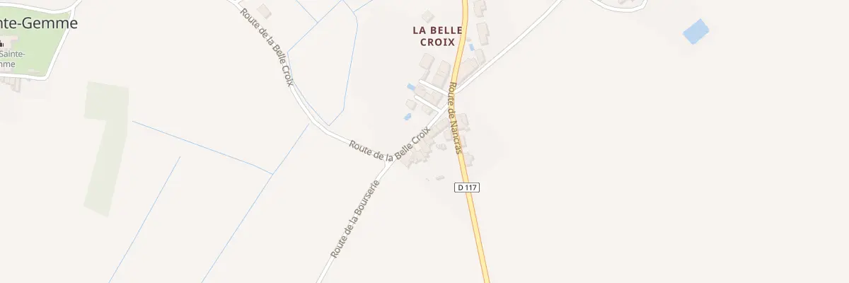 Plan du 12 Rte de la Belle Croix à Sainte-Gemme