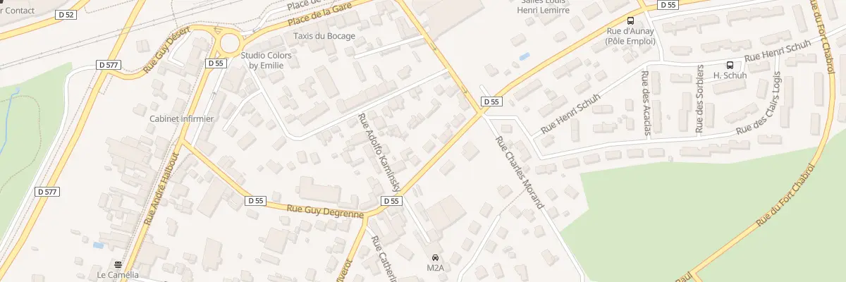 Plan du 43 Rue d’Aunay Vire à Vire Normandie
