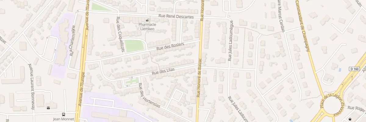 Plan du 8 Rue des Lilas à Cholet