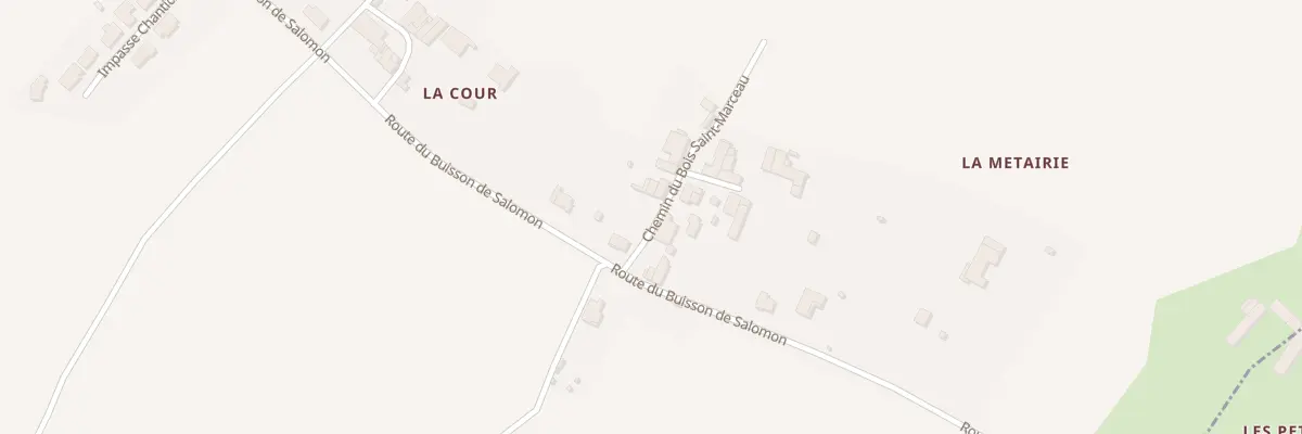 Plan du 2 Che du Bois Saint Marceaux à Anais