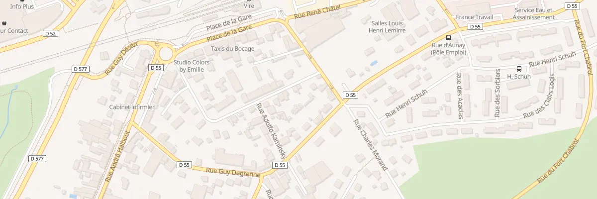 Plan du 40 Rue Yvette et Pierre Pelet à Vire Normandie