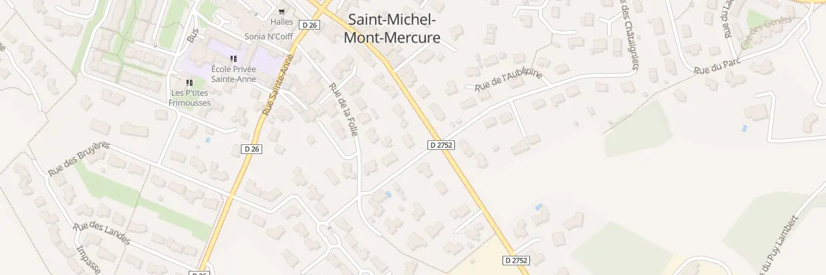 Plan du 26 Rue de la Promenade Stmichel à Sèvremont