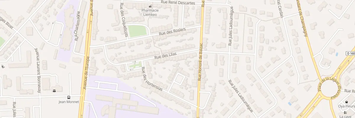 Plan du 13 Rue des Lilas à Cholet