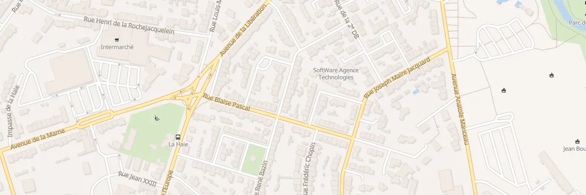 Plan du 17 Rue René Bazin à Cholet