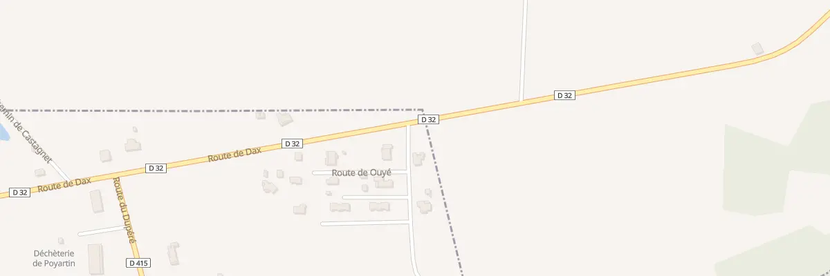 Plan du 900 Rte de Ouyé à Poyartin