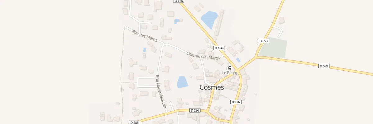 Plan du 3 Chem des Mares à Cosmes