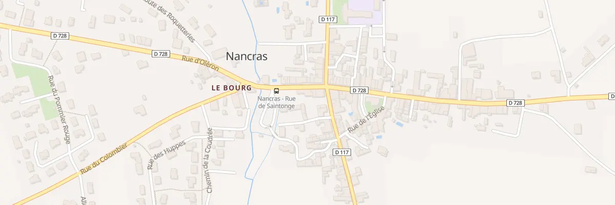 Plan du 2 Rue de la Berthinière à Nancras
