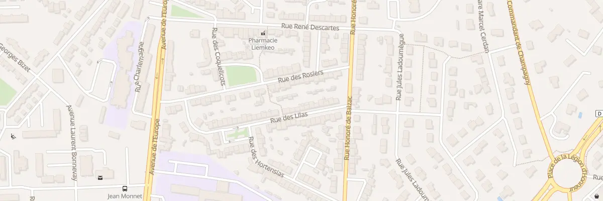 Plan du 16 Rue des Lilas à Cholet