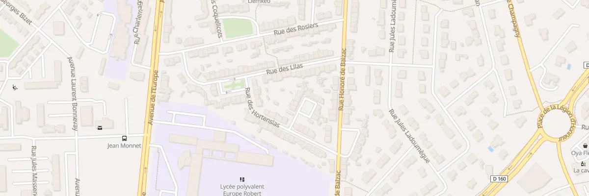 Plan du 8 Rue des Bleuets à Cholet