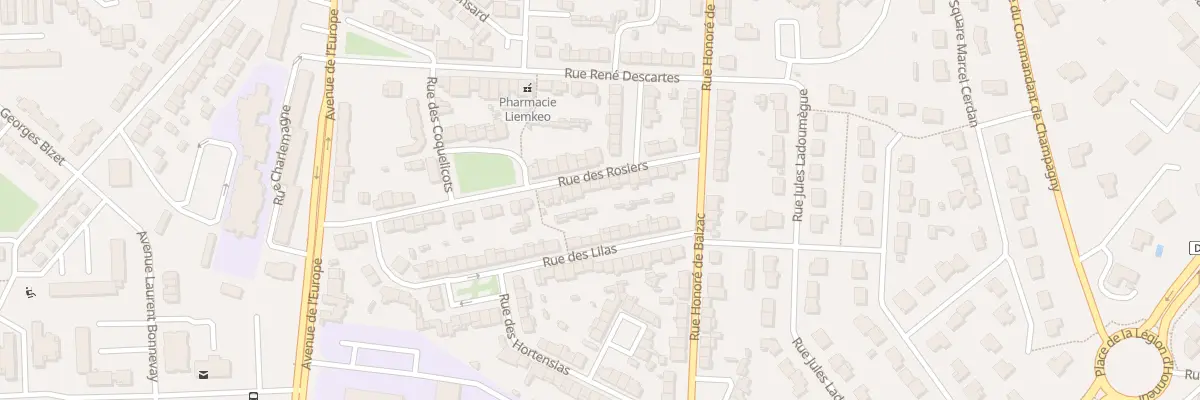 Plan du 19 Rue des Rosiers à Cholet