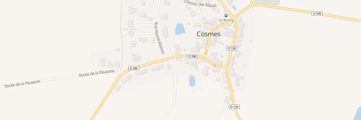Plan du 3B Rue de la Fontaine à Cosmes