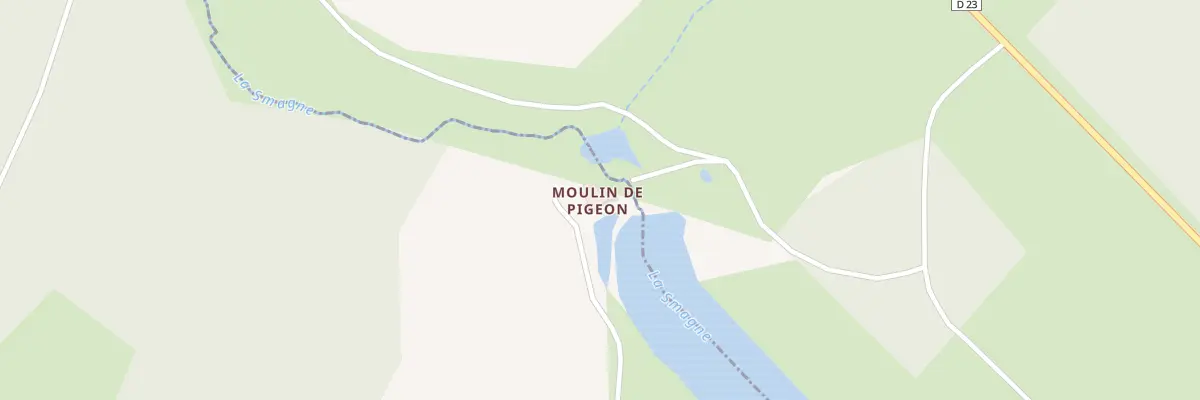 Plan du 5237 Moulin de Pigeon à Marsais-Sainte-Radégonde