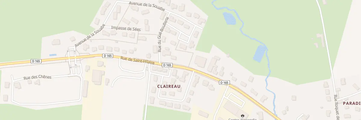 Plan du 3 Rue du Gué Boullerie à Chailland