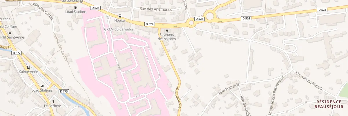 Plan du 19 Rue Barbiche Vire à Vire Normandie