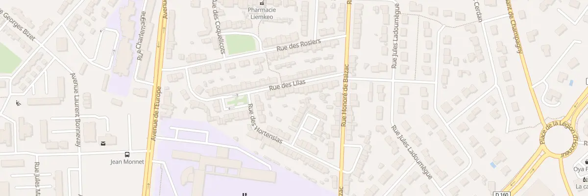 Plan du 19 Rue des Lilas à Cholet