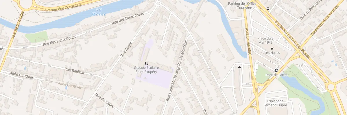 Plan du 20 Rue L M Grignon Montfort à Cholet