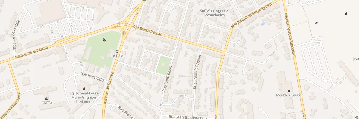Plan du 35 Rue René Bazin à Cholet