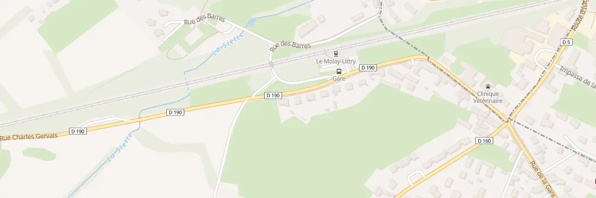 Plan du 101 Rue de la Gare au Molay-Littry