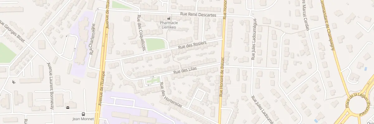 Plan du 20 Rue des Lilas à Cholet