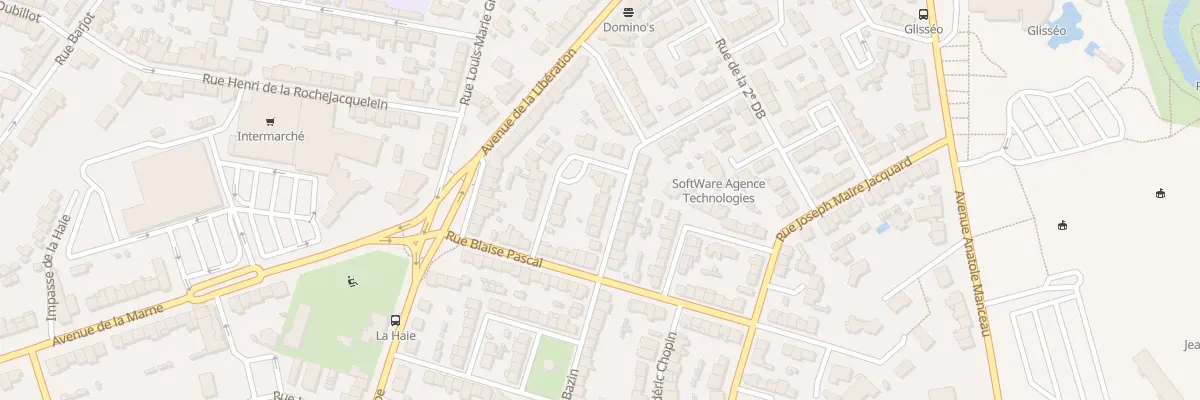 Plan du 2 Rue René Bazin à Cholet