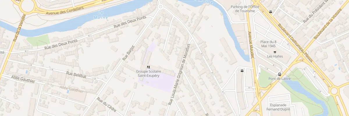 Plan du 18 Rue L M Grignon Montfort à Cholet