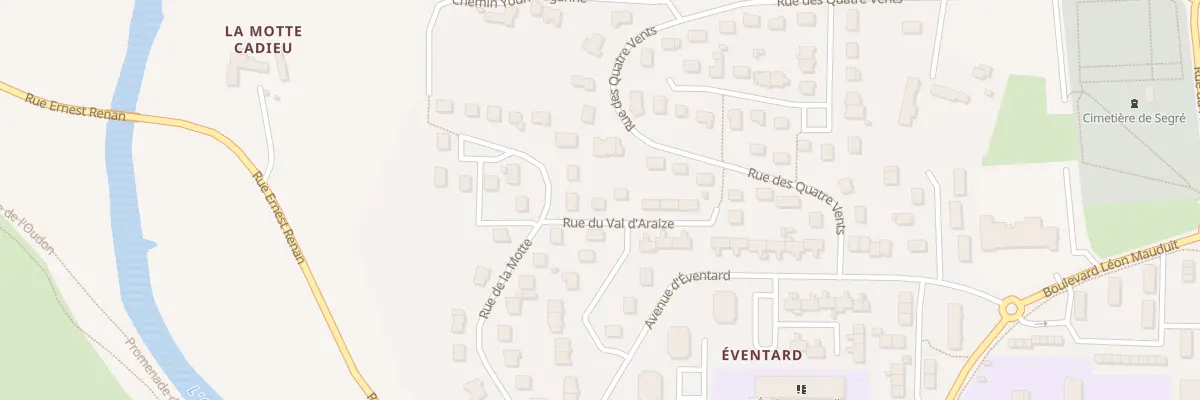 Plan du 1 Rue du Val d’Araize à Segré-en-Anjou Bleu