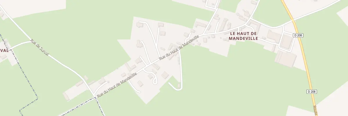 Plan du 5006 Le Haut de Mandeville à Mandeville-en-Bessin