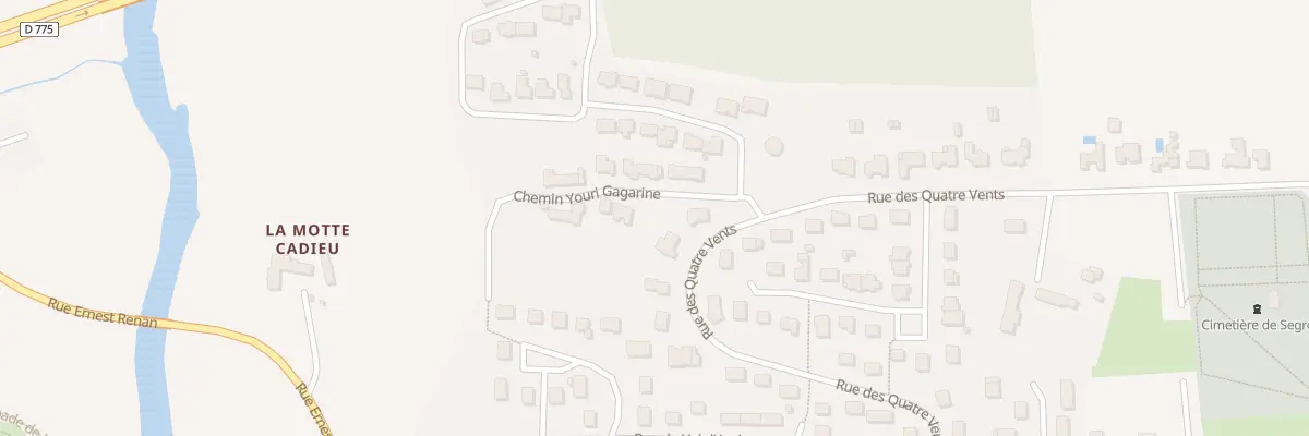 Plan du 21 Rue des Quatre Vents à Segré-en-Anjou Bleu