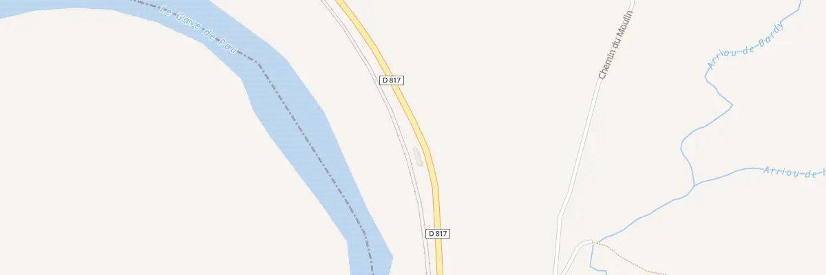 Plan du 1500 Rte Départementale 817 à Ramous