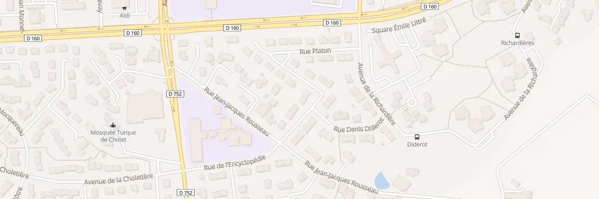 Plan du 7 Rue Aristote à Cholet