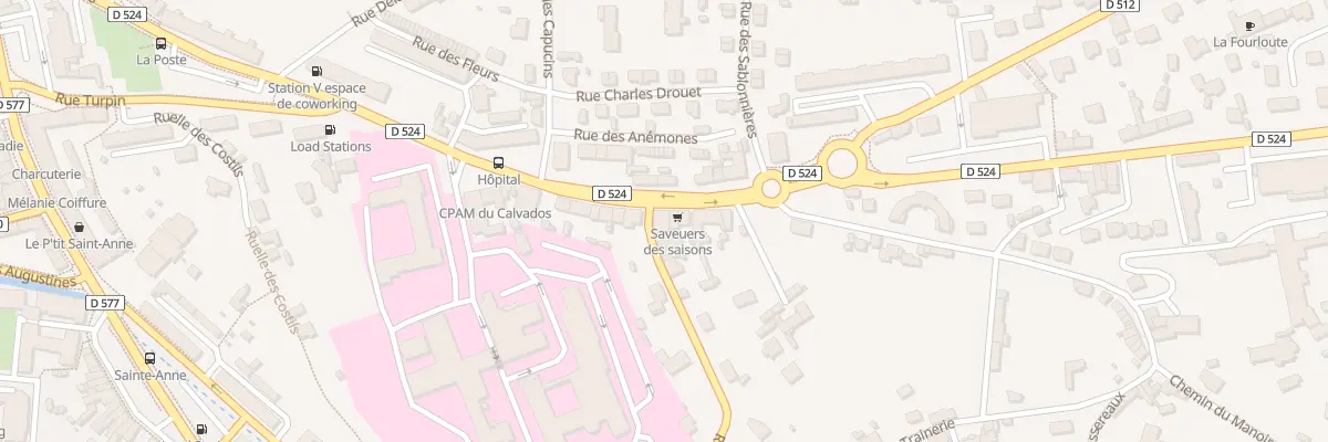 Plan du 1 Rue Barbiche Vire à Vire Normandie