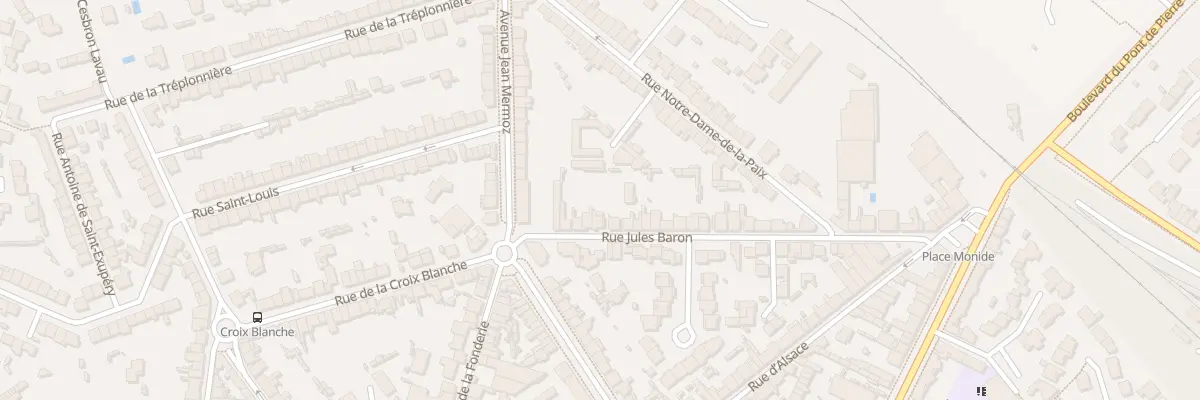 Plan du 50 Rue Jules Baron à Cholet