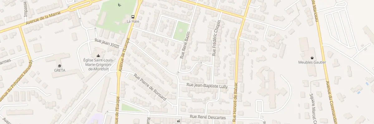 Plan du 55 Rue René Bazin à Cholet