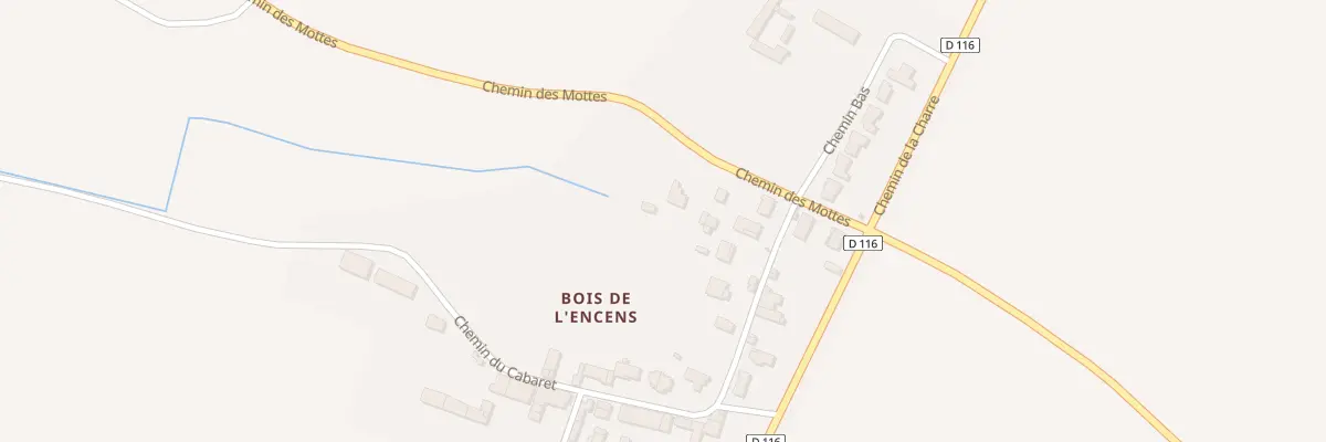 Plan du 2 Che des Mottes à Virson