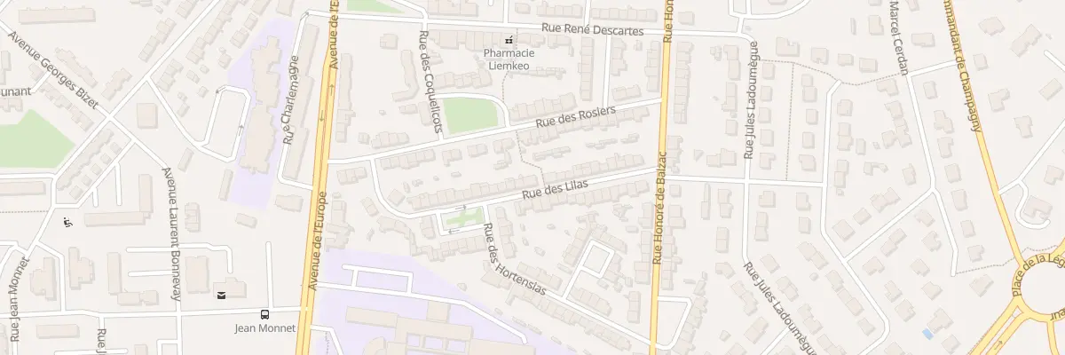 Plan du 24 Rue des Lilas à Cholet