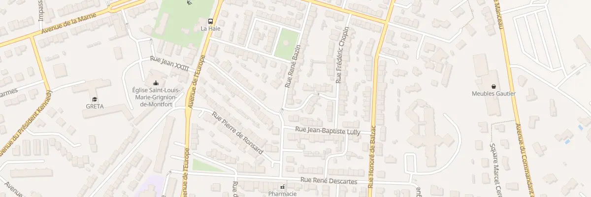 Plan du 57 Rue René Bazin à Cholet
