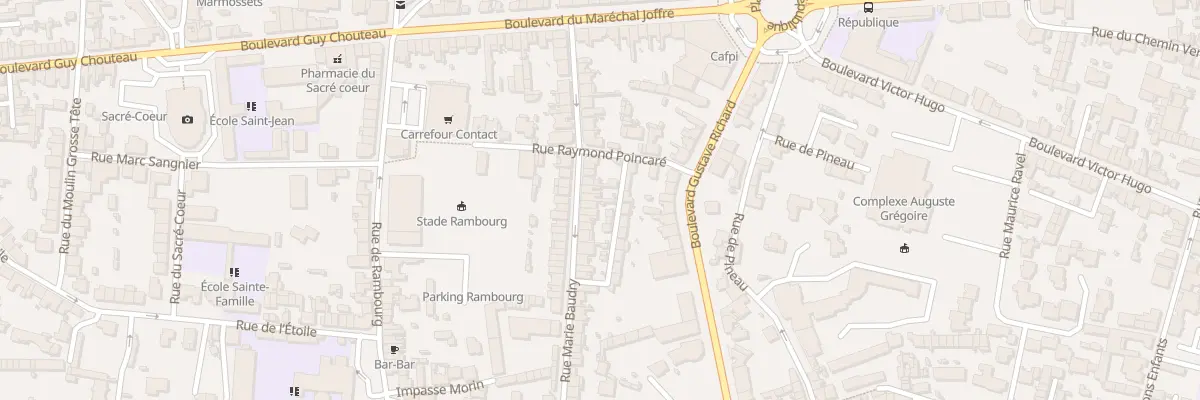 Plan du 46 Rue Marie Baudry à Cholet
