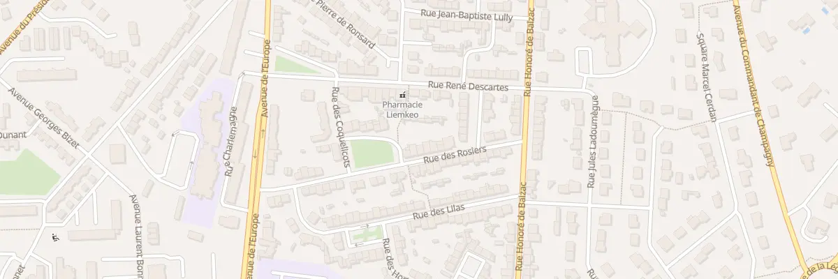 Plan du 16 Rue des Rosiers à Cholet