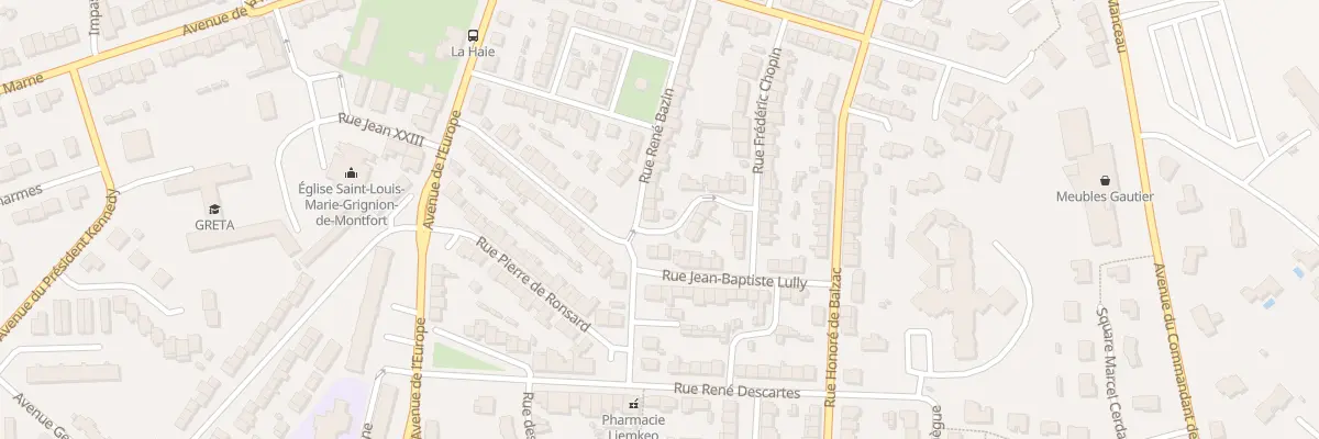 Plan du 59 Rue René Bazin à Cholet