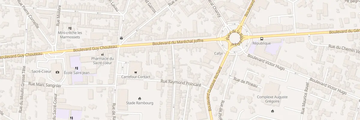 Plan du 68 Rue Marie Baudry à Cholet