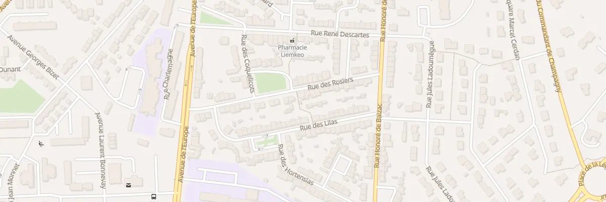 Plan du 29 Rue des Rosiers à Cholet
