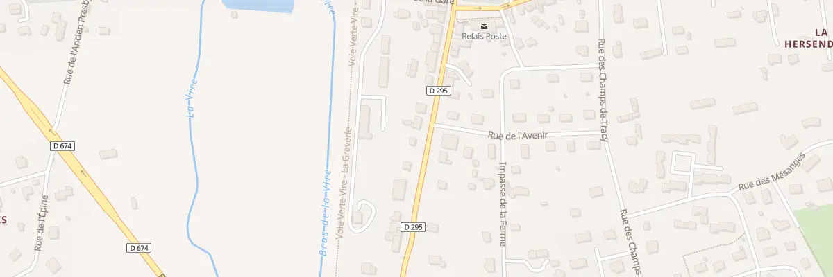 Plan du 28 Rue de Vire - La Graverie à Souleuvre en Bocage