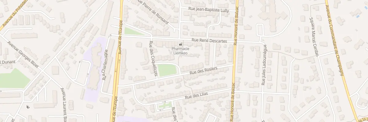 Plan du 18 Rue des Rosiers à Cholet