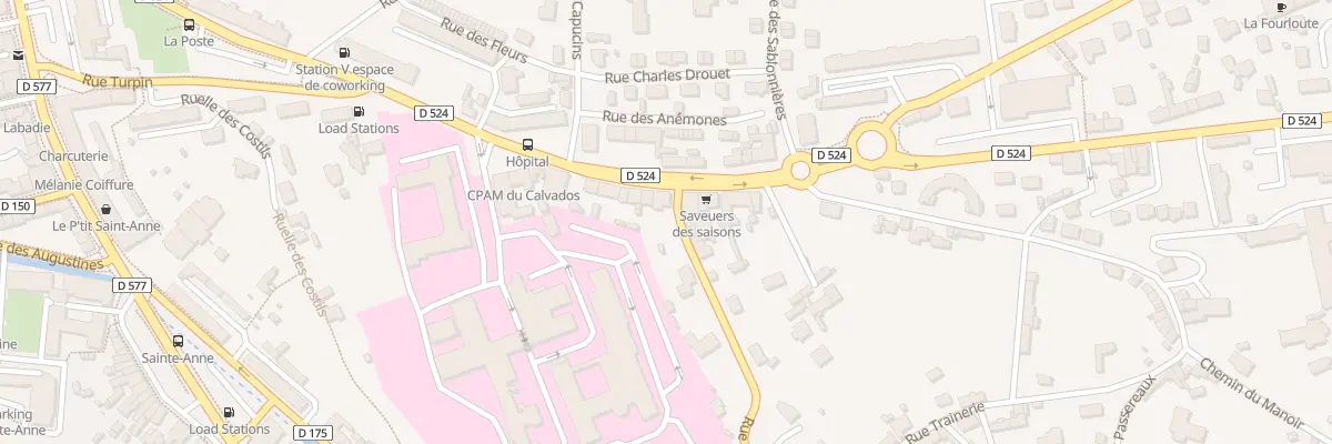 Plan du 2 Rue Barbiche Vire à Vire Normandie