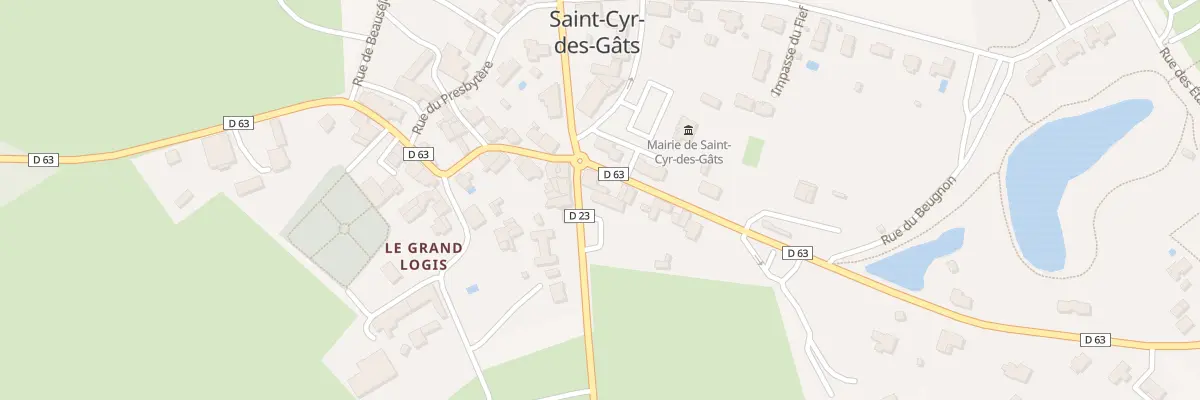 Plan du 5 Rue du bas poitou à Saint-Cyr-des-Gâts