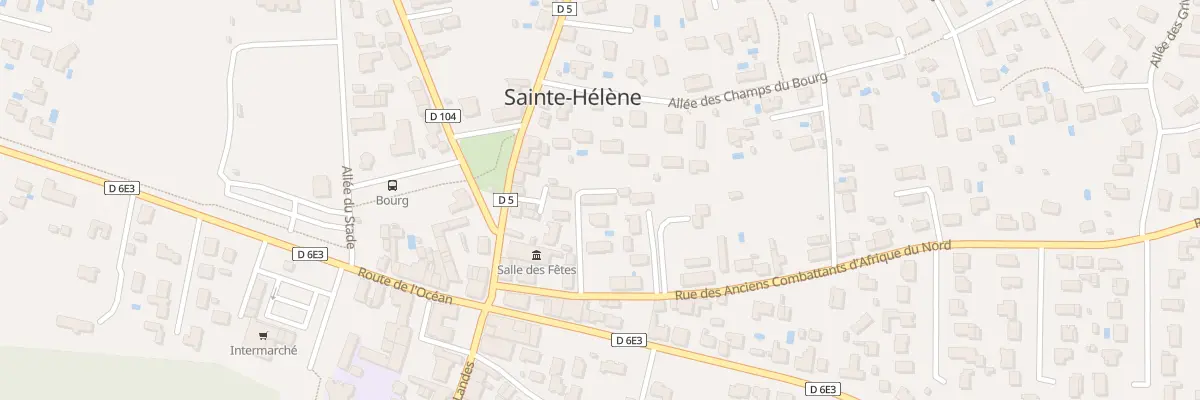 Plan du 6B Rue des Anc Combattants Afn à Sainte-Hélène