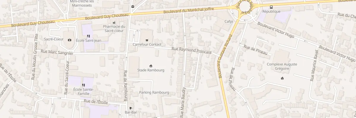 Plan du 49 Rue Marie Baudry à Cholet