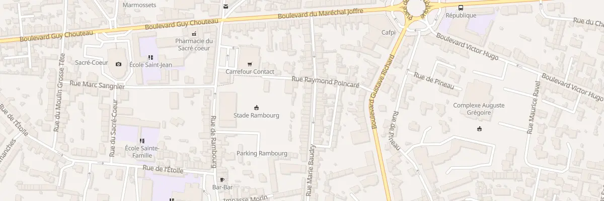 Plan du 47 Rue Marie Baudry à Cholet