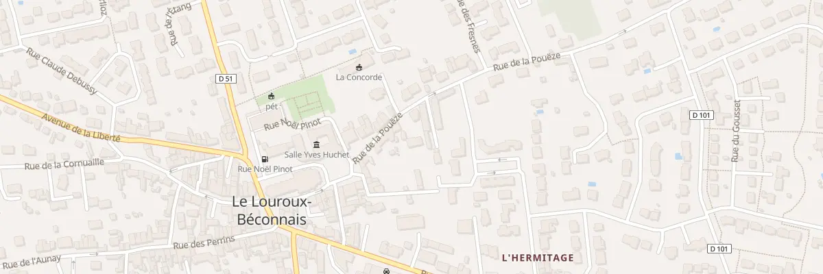 Plan du 9B Rue de la Pouêze à Val d’Erdre-Auxence